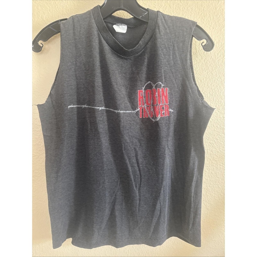 Vintage 1984 Robin Trower New Horizons Concert Tour Tank Top Rock Procol Harum